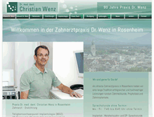 Tablet Screenshot of praxis-dr-wenz.de